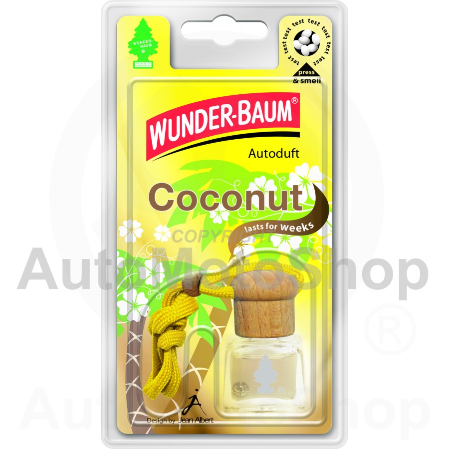 Car air freshener 4.5ml COCONUT Wunderbaum